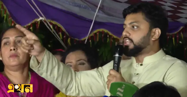 বক্তব্য দিচ্ছেন ইশরাক হোসেন